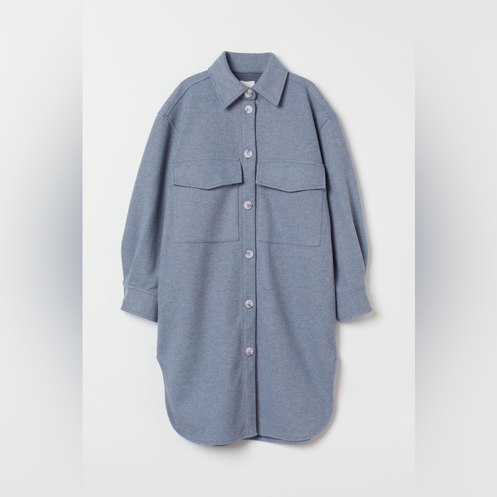 H&M Long Shirt Jacket